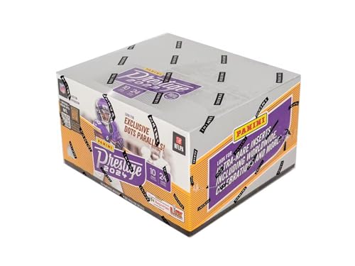 2024 Panini Prestige Fußball-Sammelkarten-Einzelhandelsbox (24 Packungen pro Box, 10 Karten pro Packung) von Panini