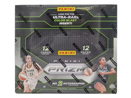 2024 Panini Prizm WNBA Basketball Hobby-Sammelkartenbox (2 Autogramme pro Hobbybox) von Panini