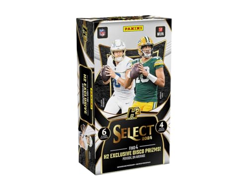 2024 Panini Select, Fußball-Hobby-H2-Sammelkartenbox (4 Disco-Preise pro H2-Box) von Panini