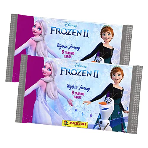 Disney Die Eiskönigin 2 - Karten Trading Cards - Frozen 2 Mythische Reise (2023) - 2 Booster Sammelkarten von Panini