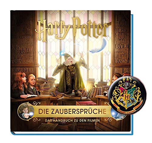 Harry Potter Buch: Die Zaubersprüche - Das Handbuch zu den Filmen (Fanartikel) + 1 Harry Potter Button von Panini