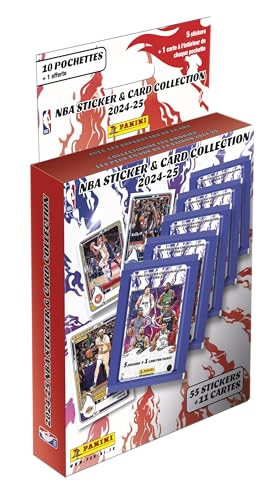 PANINI Basketball NBA US 2024-2025, Blister mit 10 Hüllen + 1 gratis von Panini