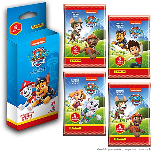 Panini Paw Patrol Trading Cards – Blister 5 Hüllen 004384KBF5 von Panini