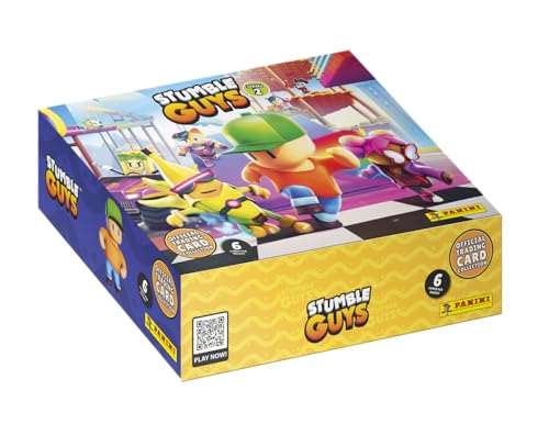 PANINI Stumble Guys Trading Cards 2 Box mit 24 Hüllen + 1 Karte Limited Edition von Panini