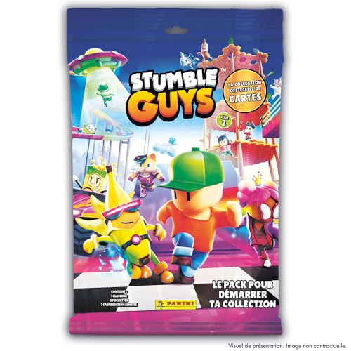 PANINI Stumble Guys Trading Cards 2 Starter Pack (1 Ordner + 2 Hüllen + 1 Karte Limited Edition) von Panini