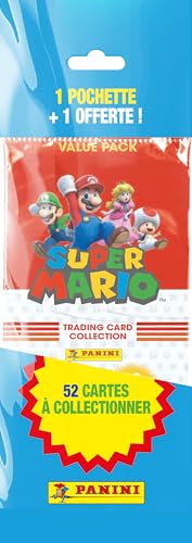 PANINI Super Mario Trading Cards Fat Pack mit 1 Tasche + 1 gratis von Panini