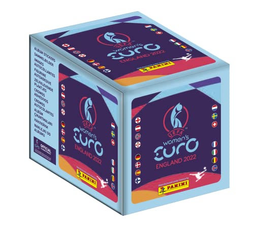 Panini 004298BOX36F UEFA WOMEN'S EURO 2022 Packung mit 36 Aufklebern von Panini