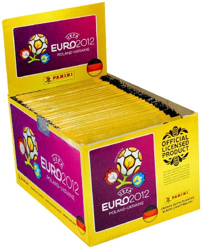 Panini 000603S - UEFA Euro 2012 Sammelsticker Display, 100 Tüten mit je 5 Stickern, original deutsche Version von Panini