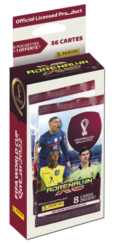 Panini Adrenalyn XL FIFA Fussball-Weltmeisterschaft Katar 2022 – Blister 6 + 1 Beutel gratis 004287KBF7 von Panini