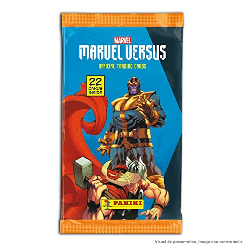 Panini 004412B22FPFGD Marvel Versus Fat Pack 22 Karten von Panini