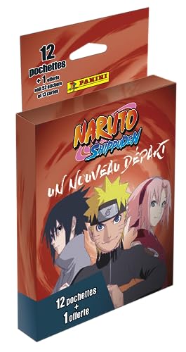 Panini Naruto Shippuden 004628KBF13 2-A New Start Blister 12 Beutel + 1 Gratis von Panini
