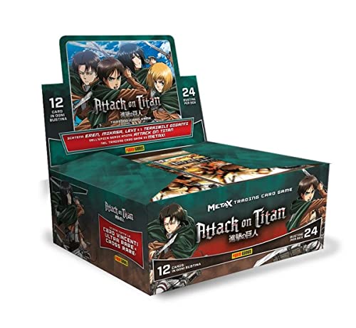 Panini 004632BOX24FGD Attack des Titans Box mit 24 (Hüllen mit 12 Karten) von Panini