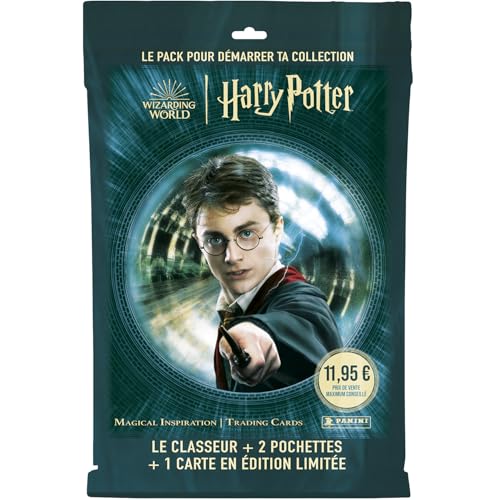 Panini Harry Potter Prophecy Trading Cards Starter Pack (1 Ordner + 2 Hüllen + 1 Karte Limited Edition) von Panini