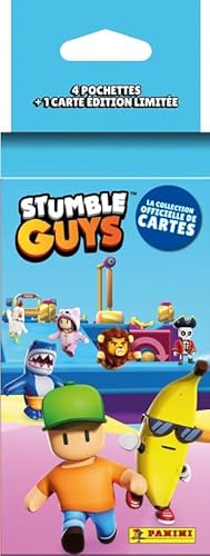 Panini Stumble Guys Trading Cards Blister 4 Hüllen + 1 Karte Limited Edition, 004841KBF4 Panini Stumble Guys Trading Cards Blister 4 Hüllen + 1 Karte Limited Edition, 004841KBF4 von Panini