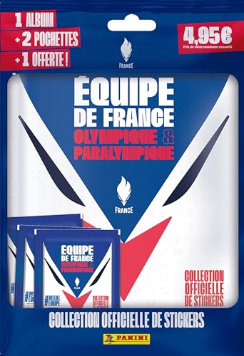 Panini 004885SPCFGD Olympische französische Nationalmannschaft & Paralympisches Album + 2 Taschen + 1 gratis von Panini