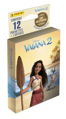 PANINI Vaiana 2 Blister mit 12 Hüllen + 1 gratis von Panini