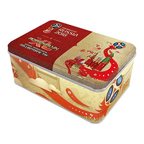 Panini 087819 FIFA World Cup Adrenalyn XL 2018 Tin Dose, 8 Booster und 3 limitierte Karten von Panini FIFA World Cup 2018