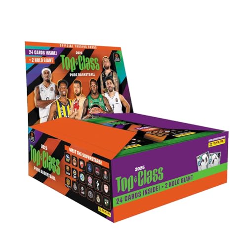 Panini - 2024-25 Turkish Airlines EuroLeague Top Class Official Card Collection (Fatpack-Box mit 10 Fatpacks) von Panini