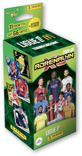 Panini Adrenalyn Ligue 1 McDonald's 2025-2026 Trading Cards Game Blister 11 Hüllen + 1 Karte Limited Edition Panini Adrenalyn Ligue 1 McDonald's 2025-2026 Trading Cards Game Blister 11 Hüllen + 1 Karte Limited Edition von Panini
