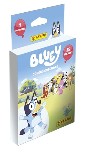 Panini Bluey 005216KBF7 2-teiliges Spielzeugset, Blisterverpackung mit 7 Hüllen Panini Bluey 005216KBF7 2-teiliges Spielzeugset, Blisterverpackung mit 7 Hüllen von Panini