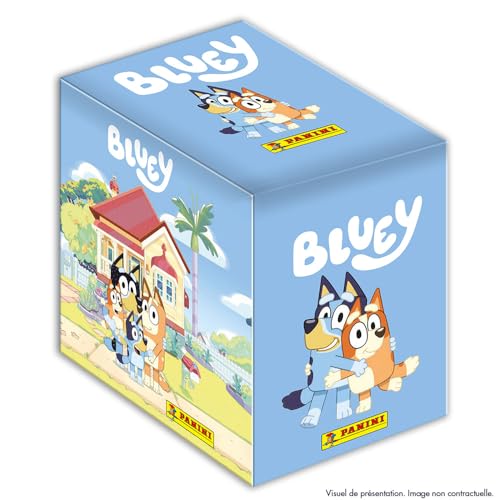 Panini Bluey Box mit 36 Hüllen, 004992BOX36F von Panini