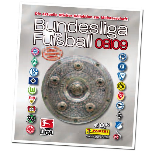 Panini - Bundesliga Saison 2008/09 Sticker-Kollektion, Display mit 100 Tüten von Panini