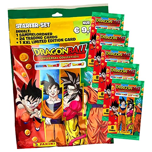 Panini Dragon Ball Karten Serie 2 - Universal Collection Trading Cards - Sammelkarten - 1 Starter + 5 Booster von Panini