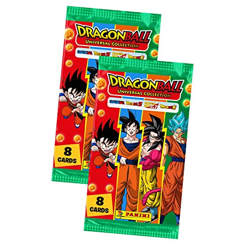 Panini Dragon Ball Karten Serie 2 - Universal Collection Trading Cards - Sammelkarten - 2 Booster von Panini