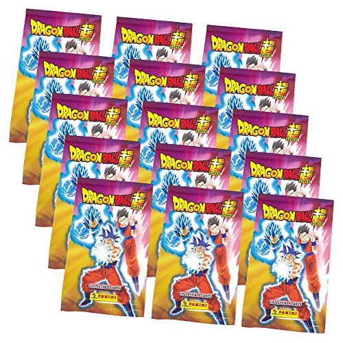 Panini Dragon Ball Super Trading Cards - Sammelkarten Serie 1 - Karten Auswahl (15 Booster) von Panini