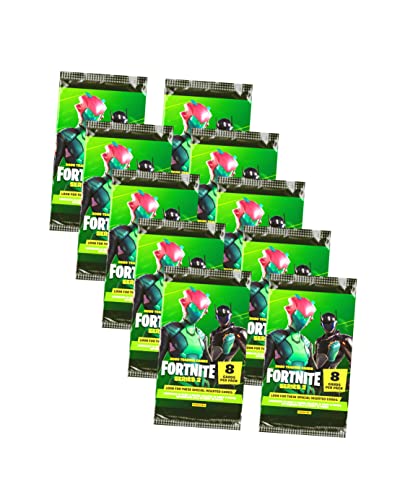 Panini Fortnite Karten Serie 2 Trading Cards - Sammelkarten (10 Booster) von Panini