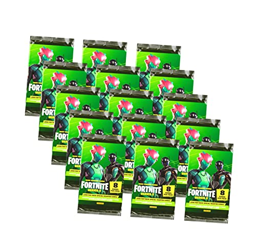 Panini Fortnite Karten Serie 2 Trading Cards - Sammelkarten (15 Booster) von Panini