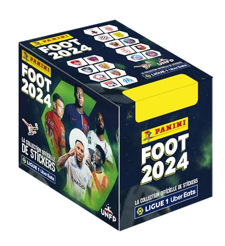 Panini Fußball 2024 Ligue 1 Uber Eats Box mit 50 Hüllen von Panini