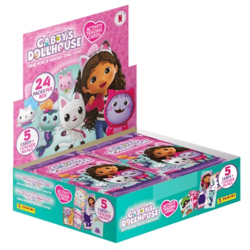 Panini Gabby’s Dollhouse - Trading Cards (Box mit 24 Tüten) von Panini
