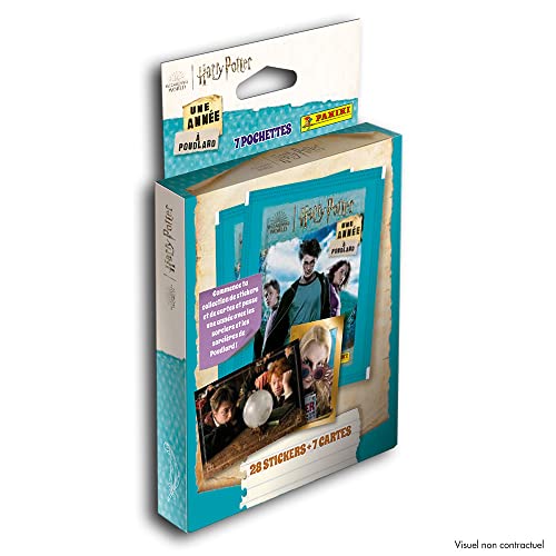Panini Harry Potter 004387KBF7 One Year at Hogwarts Blisterpackung mit 7 Taschen von Panini