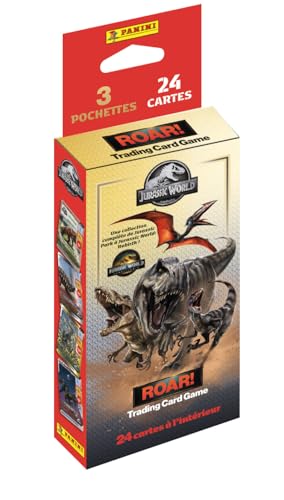 Panini Jurassic World 4 Trading Cards Game Blister 3 Hüllen von Panini