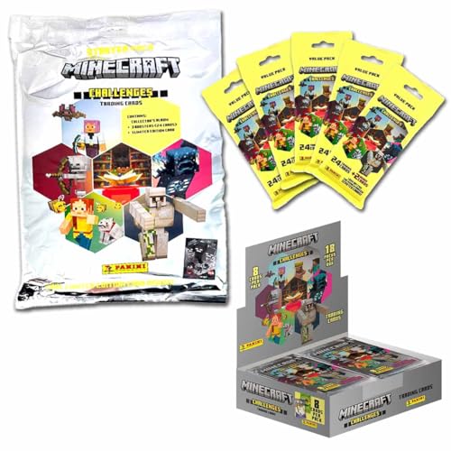 Panini - Minecraft Challenges - Trading Cards (2025) (Miner-Bundle) von Panini