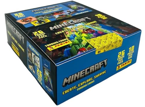 Panini Minecraft Sammelkarten - Create, Explore, Survive - Trading Cards (Fatpack Box) von Panini