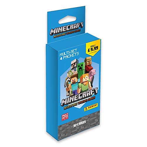 Panini Pack Minecraft Blase Trading Card Blister, Cartoon, Mehrfarbig von Panini