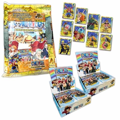 Panini One Piece - Trading Cards (Box-Bundle mit 48 Packs und LE-Cards) von Panini