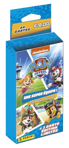Panini 005016KBF4 LA PAT'PATROUILLE Trading Cards 2-EIN SUPER Team Blisterpackung mit 4 Hüllen + 1 Limitierte Editionskarte Panini 005016KBF4 LA PAT'PATROUILLE Trading Cards 2-EIN SUPER Team Blisterpackung mit 4 Hüllen + 1 Limitierte Editionskarte von Panini