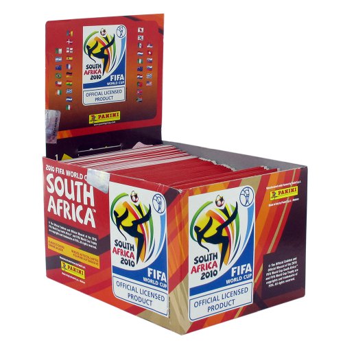 Panini PN25331 - Fußball FIFA WM 2010 Sticker Display - 100 Booster Inhalt (5 Sticker pro Booster) von Panini