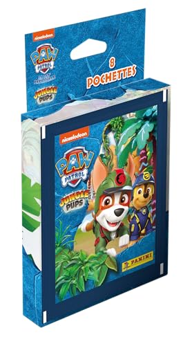 Panini Paw Patrol Mission Dschungel, Blisterverpackung, 8 Hüllen, 004850KBF8 von Panini