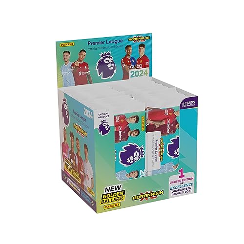 Panini Premier League 2023/24 Adrenalyn XL Football 70 Packungen, Buchstabenaufdruck, gemischt Panini Premier League 2023/24 Adrenalyn XL Football 70 Packungen, Buchstabenaufdruck, gemischt von Panini