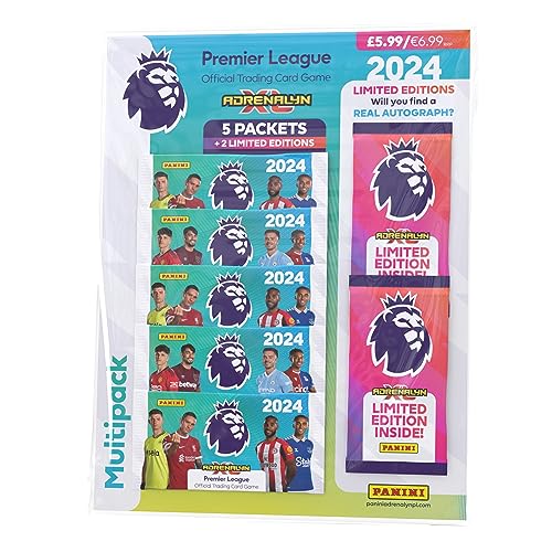 Panini Premier League 2023/24 Adrenalyn XL Multipack, gemischt von Panini