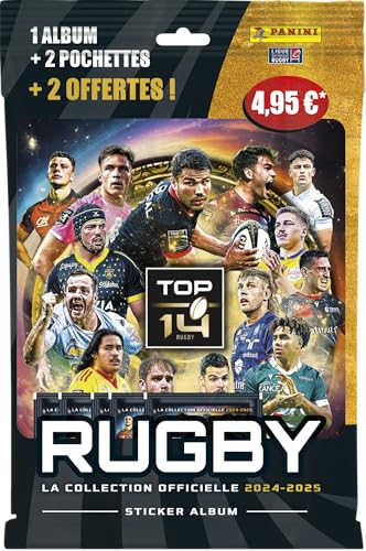 Panini Rugby Top 14 2024-2025 Album + 2 Hüllen + 2 Gratis 004872SPCFGD Panini Rugby Top 14 2024-2025 Album + 2 Hüllen + 2 Gratis 004872SPCFGD von Panini