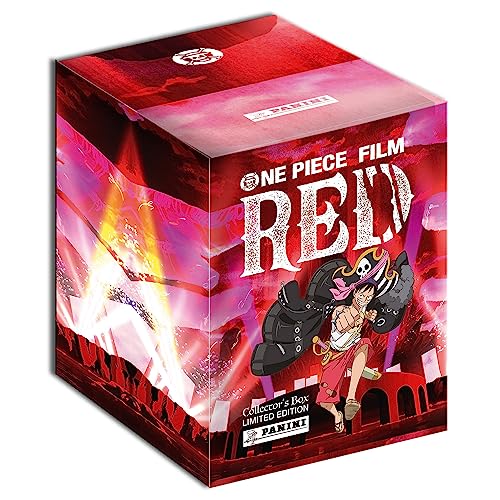 Panini Shot One Piece Red Trading Cards Box mit 20 Karten + Booklet von Panini