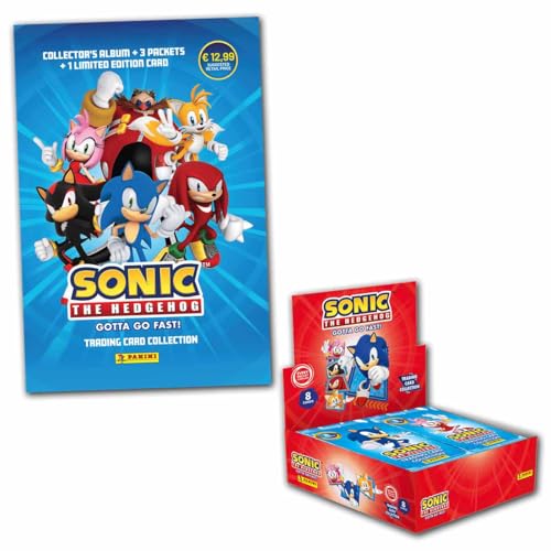 Panini Sonic The Hedgehog – Gotta Go Fast Trading Card Kollektion (Box-Bundle) von Panini