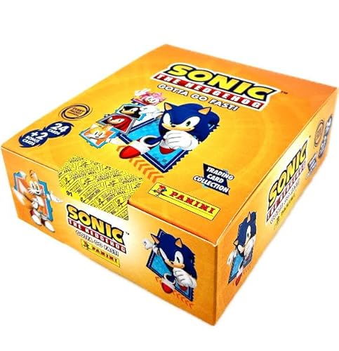 Panini Sonic The Hedgehog – Gotta Go Fast Trading Card Kollektion (Fatpack-Box mit 10 Fatpacks) von Panini