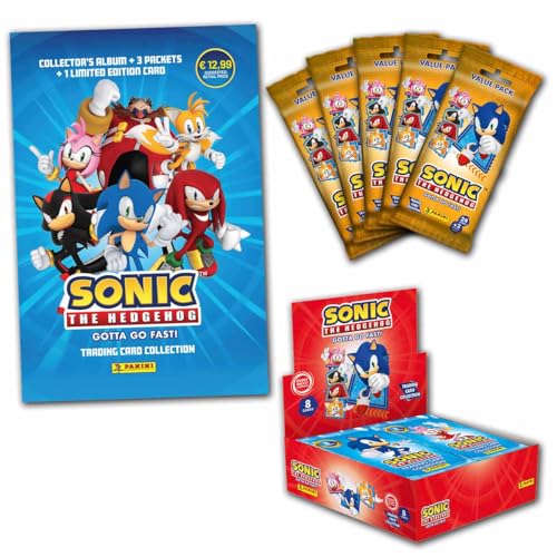 Panini Sonic The Hedgehog – Gotta Go Fast Trading Card Kollektion (Super Sonic-Bundle) von Panini