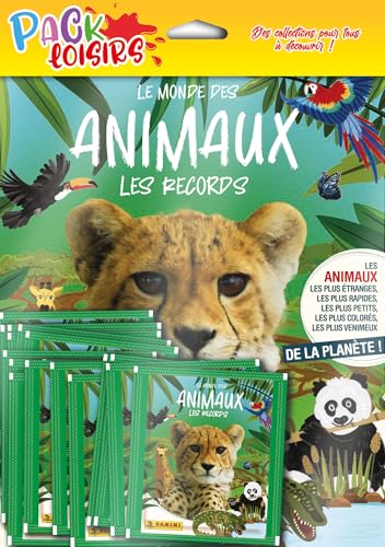 Panini Tier-Paket Freizeitalbum + 50 Hüllen von Panini
